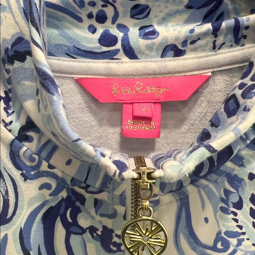 Lilly Pulitzer zip up - Picture 2 of 6